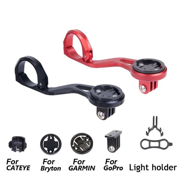 

bike computers out-front mount for garmin cat eye bryton bicycle computer gps sports camera light holder all in one extension