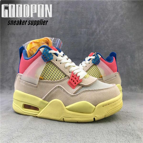 

union jumpman 4 4s fashion shoe pomegranate powder mens basketball shoesa00