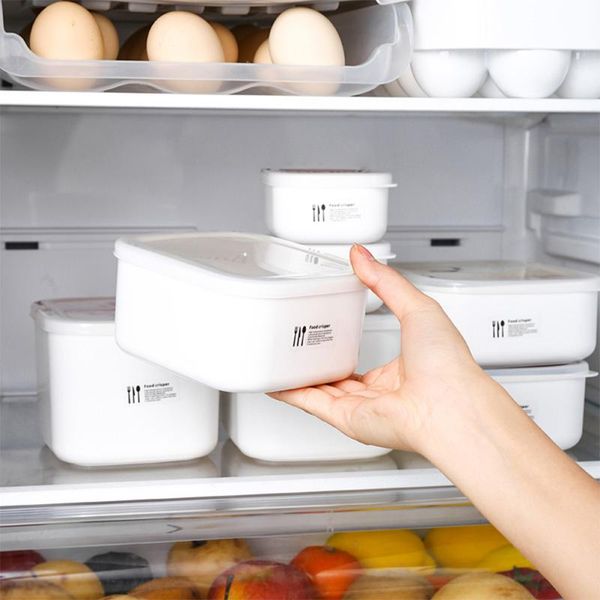 

storage bottles & jars plastic refrigerator fruit crisper kitchen microwave oven lunch box rectangular small food for home travel