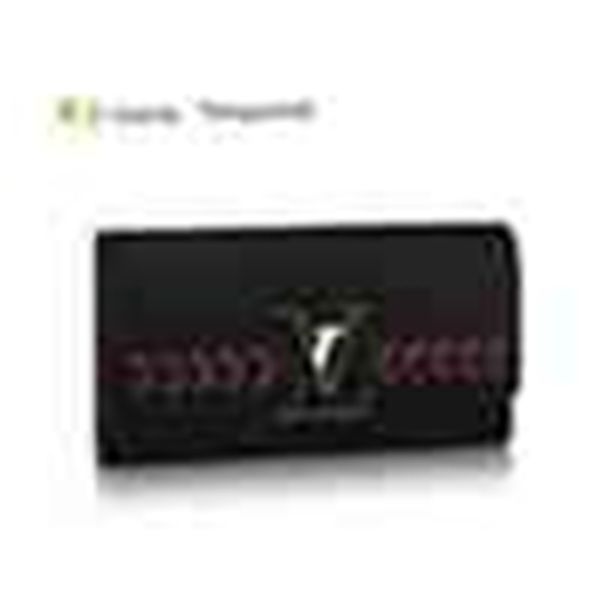 

yangzizhi8 shows wallet m62076 2018 new women fashion capucines exotic leather bags iconic bags clutches evening chain wallets purse, Black;red