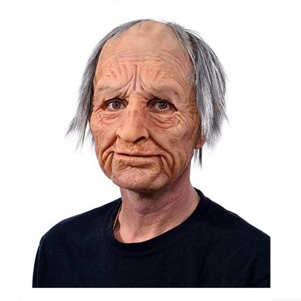 

party masks compuda halloween holiday funny mask supersoft old man adult