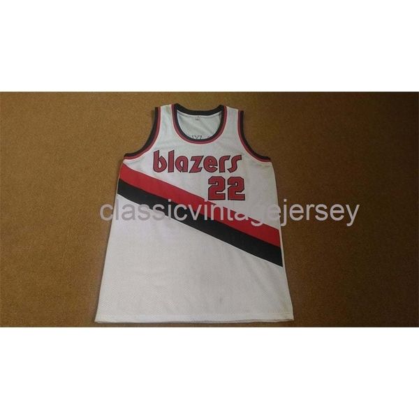 

stitched custom clyde drexler home classics basketball jersey ncaa men basketball jerseys, Black