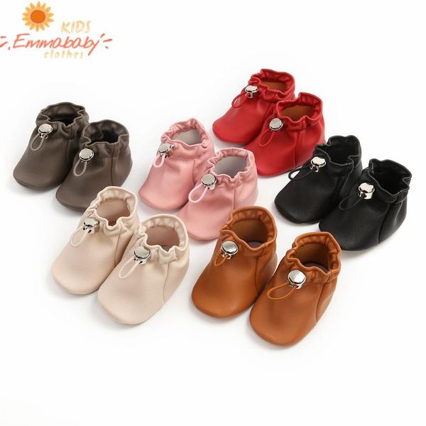 

first walkers 2021 fashion shoes winter baby girls boys short booties soft sole moccasins toddler crib