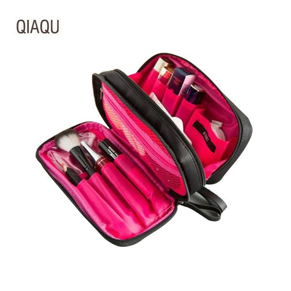 

solid color make up bag man women waterproof cosmetic makeup professional travel organizer bags & cases