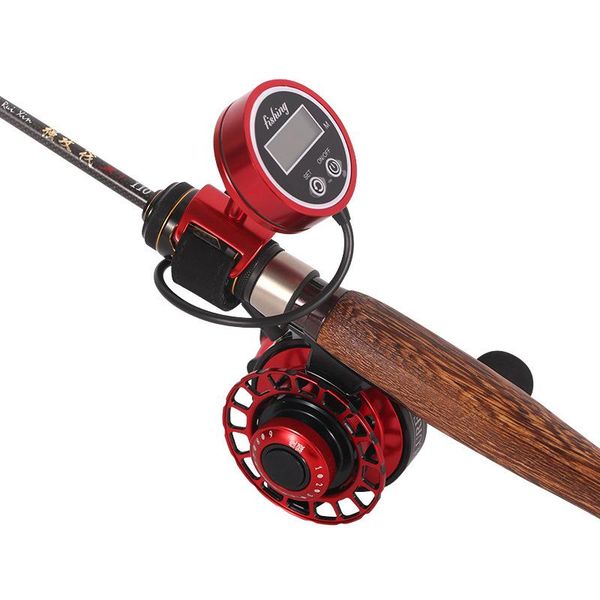 

digital display one button reset magnetic force slow down full metal raft fishing reel tackle gear 8bb baitcasting reels
