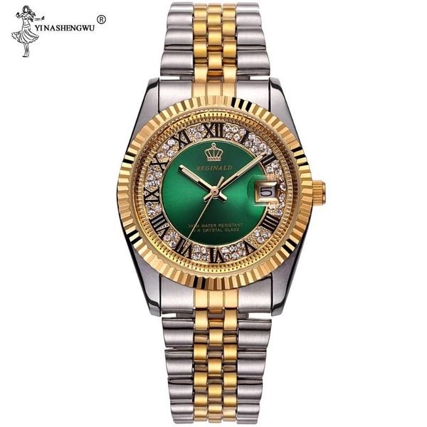 

wristwatches original quartz fashion men full steel watch business casual watches wristwatch waterproof clock reloj hombre, Slivery;brown