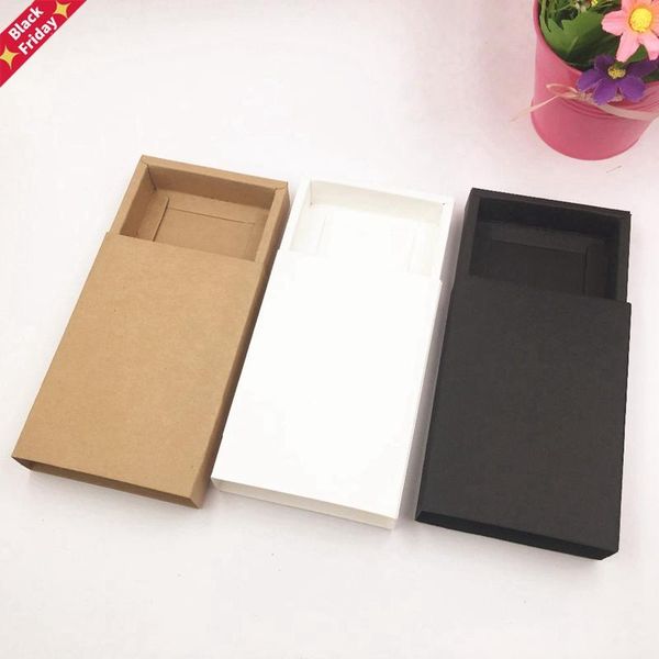

20pcs kraft paper drawer boxes wedding party candy gift box for handmade soap craft jewel packaging wrap