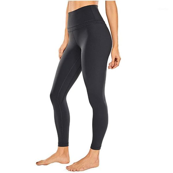 

yoga outfit women's gym sports fitness leggings trousers high weight pants solid color hip-lift with pocket sweatpants elastic waist