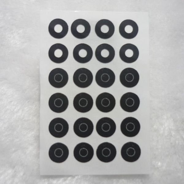 

gift wrap black marking & reinforcement sticker ring hole for parcel tags