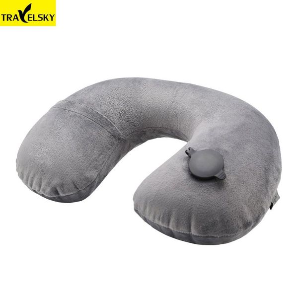 

pillow travel essential inflatable u-shape neck for plane/car/train