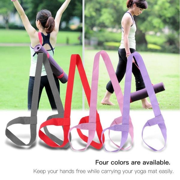 

yoga mats mat strap belt adjustable sport sling carrier exercise stretch fitness elastic