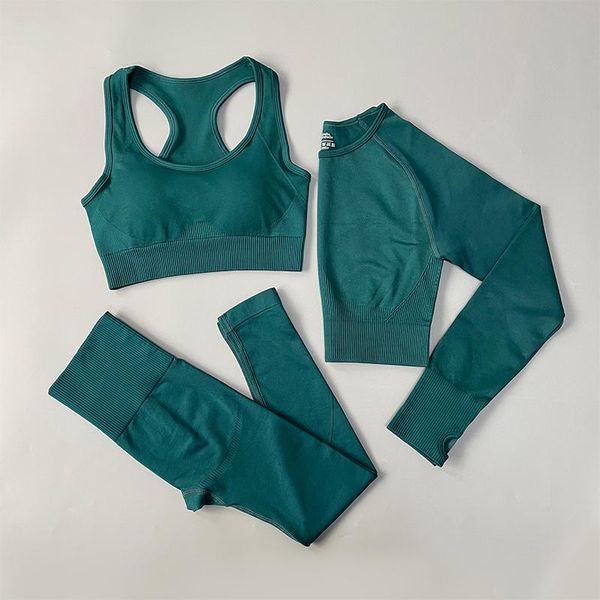 

yoga outfit seamless set women gym clothes sportswear fitness sports bra underwear tracksuit leggings suit