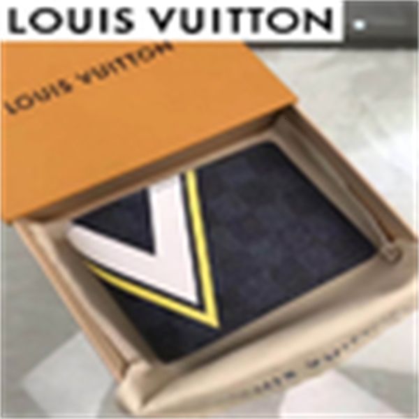 

key brand designer clutches luxury s74v color holders line wallet n64010 purse men long card compact wallet chain evening wallets