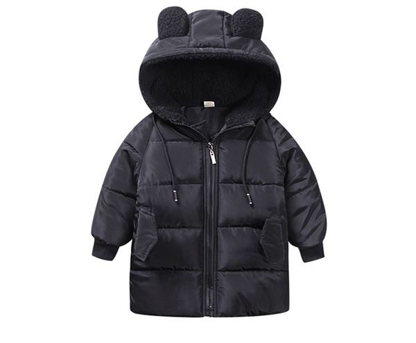 

warm jacket coat baby girls boys parka kids jacket hood winter children jacket winter fall toddler outerwear, Blue;gray