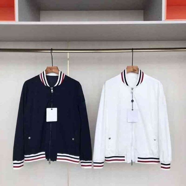 

2021ss men's classic autumn digner parker m's pattern applique sportswear luxury strewear men custom et size m-3xl., Black;brown