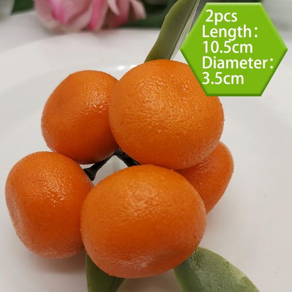 

party decoration decorative artificial orange fruit home garden life-like simulation room
