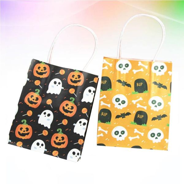 

gift wrap 4 pcs paper bag mini pumpkin pattern cartoon export tote party favor