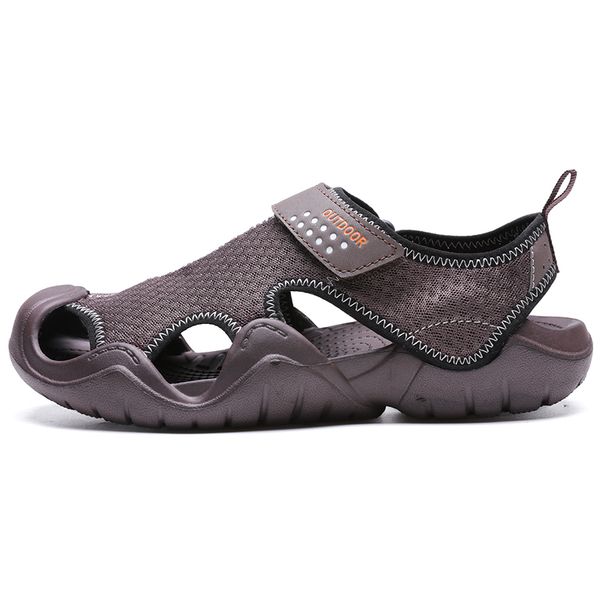

selling summer 2021 large size men women sandals shoes outdoor hiking climbing water sports upstream trainer sandal beach shoe code: 37ld-x1, Black