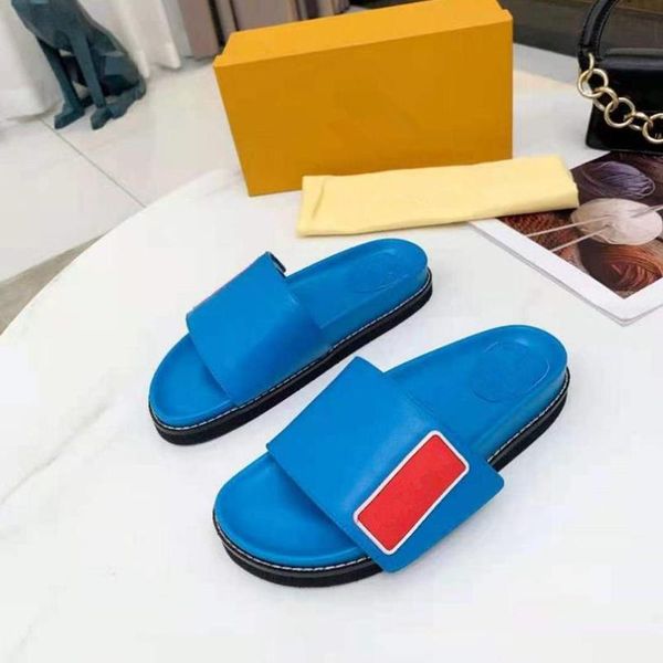 

slippers 2021 outdoor woman beach chanclas mujer genuine leather women shoes casual sandals flats chaussure femme, Black
