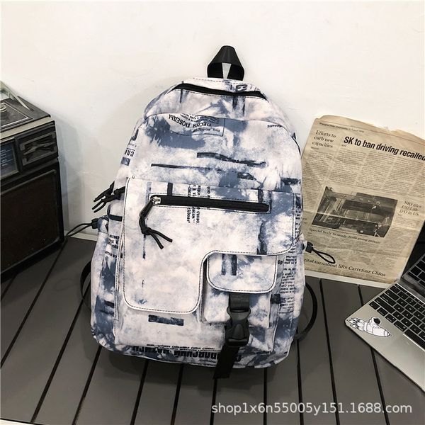 

schoolbag street student carthart backpack fashion women's high-capacity campus backpack