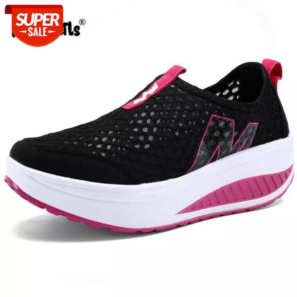 

DIJIGIRLS New Women Mesh Flats Shoes Super Cool Casual Shoes Comfortable Breathable Women's Flats Platform Height #nI2Y