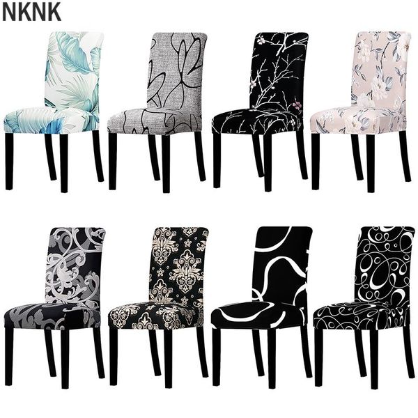 

printed stretch chair cover big elastic seat covers universal size slipcovers restaurant banquet el decoration