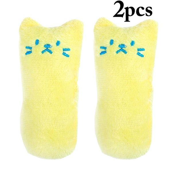 

cat toys legendog 2pcs/set catnip plush bite-resistant teeth cleaning chew toy sound pet supplies favors