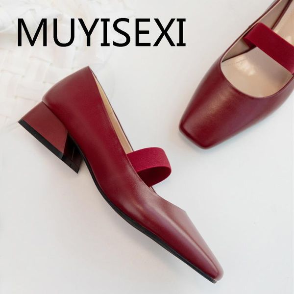 

dress shoes mary janes women pumps classic shallow 3cm low heels office ladies spring elegant daily wear beige wine red wc04 muyisexi, Black