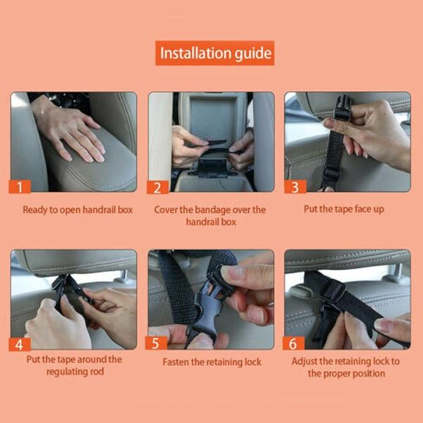 

car organizer arrival upgrade net pocket handbag holder between seat storage pu leather pink