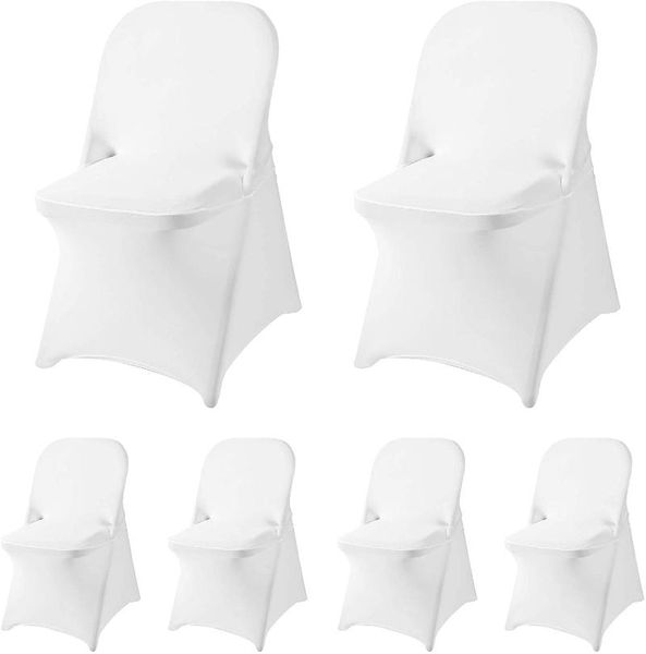 

chair covers white spandex folding in stretch washable fabric for wedding, party,holidays,celebration and other special events