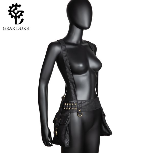 

pockets 2021 women's bag punk armor backpack clothing accessories waist