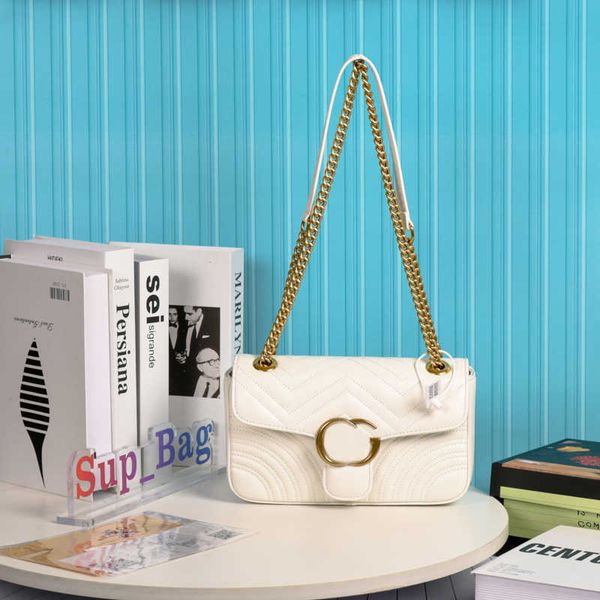 

classic flower fashion marmont shoulder bag woman classic genuine leather luxury designer handbags lady banquet party black chain messenger