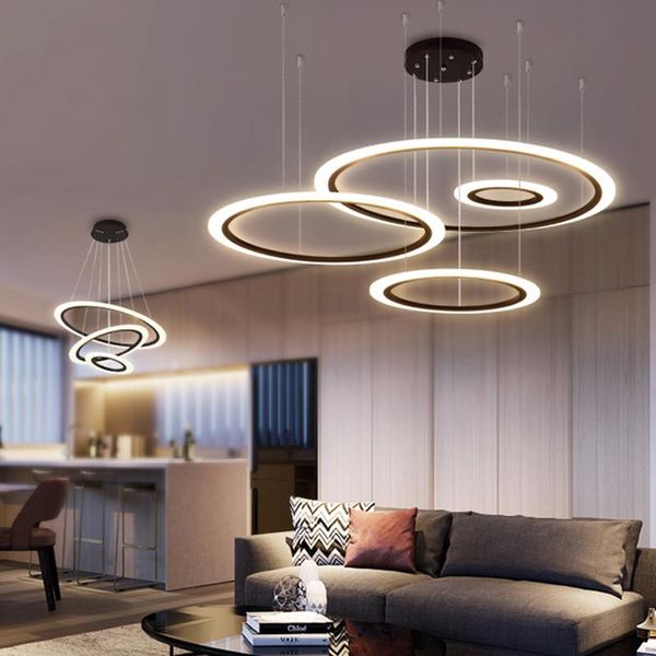 

pendant lamps brown creative diy modern led lights for diningroom bedroom livingroom hanging light luminaire suspendu lamp