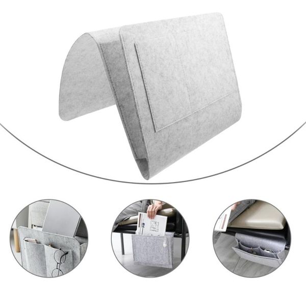 

storage bags 1pc felt bedside caddy hanging bag home dorm sundries organizer
