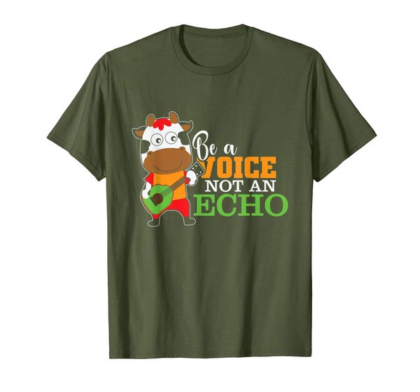 

Be a Voice Not an Echo - Leader Speaker Farmer Cow T-Shirt, Mainly pictures