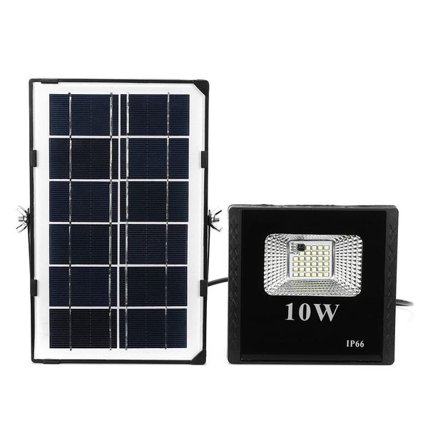 

64 led solar floodlight security outdoor garden modern flood light wall lamp - b