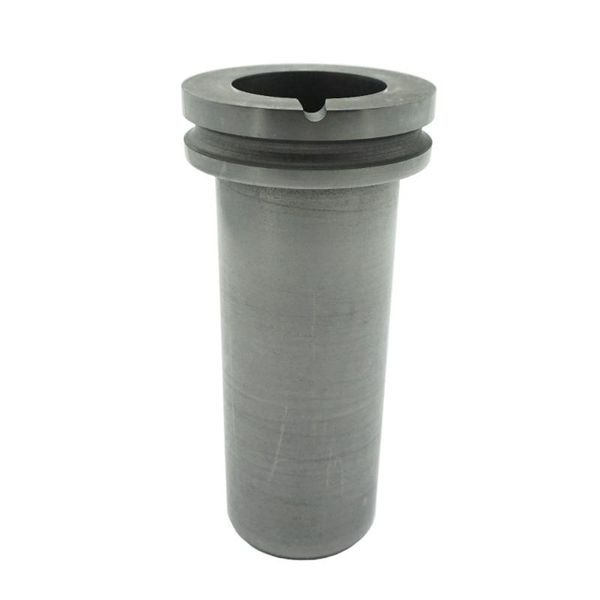 

furniture accessories 2 kg pure graphite crucible with grooved flange for smelting casting melt melting gold silver copper scrap