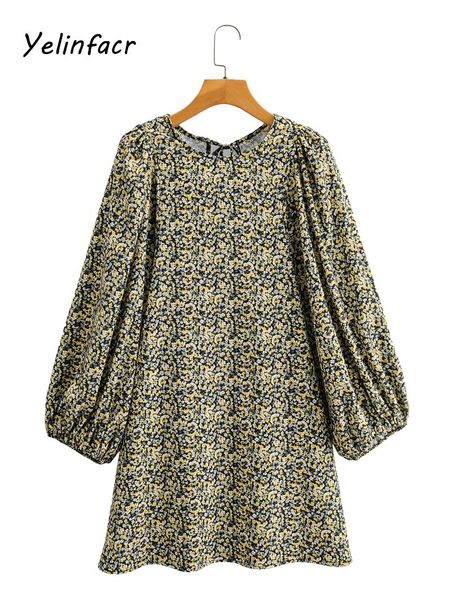 

women's dresses printed round neck casual vintage beach women summer, Black;gray