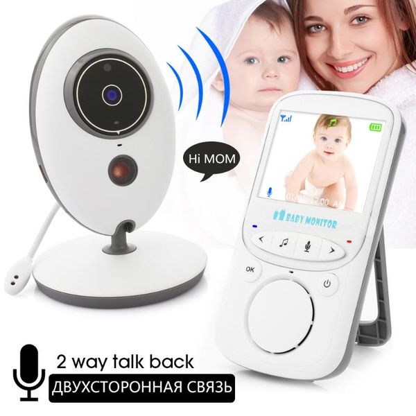 

wireless lcd audio video baby monitor vb605 radio nanny music intercom ir 24h portable camera walkie talkie babysitter monitors