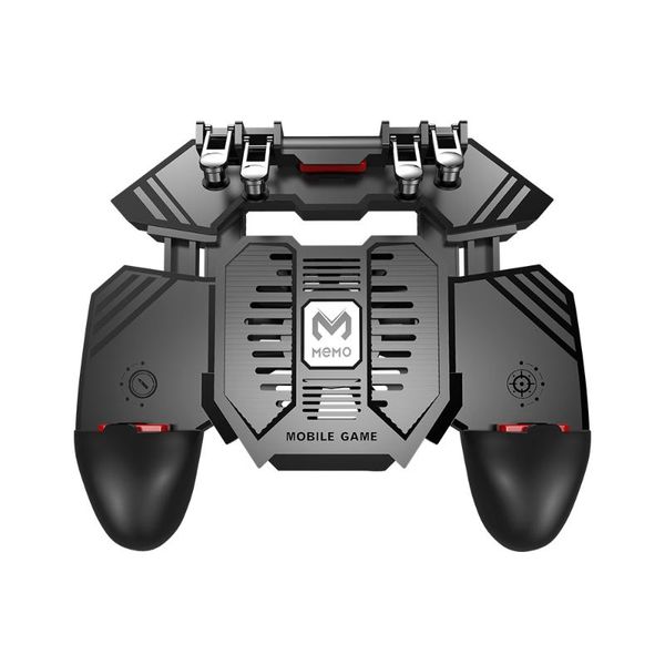 

game controllers & joysticks six finger all-in-one mobile controller with dual fans fire key button joystick gamepad radia
