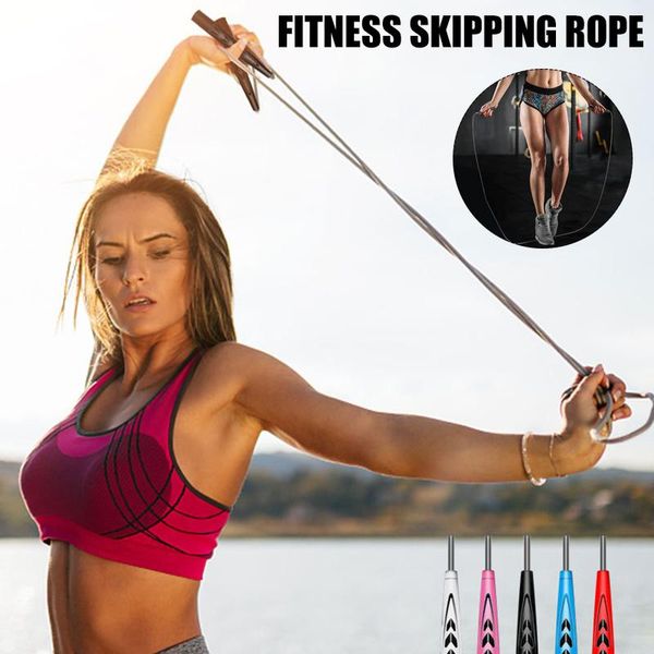 

jump ropes ly fitness wire rope skipping speed cable for aerobic exercise training pink women s66