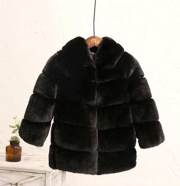 

winter girls faux fur coat teddy bear long jackets and coats warm parkas kids outerwear clothes thicken waistcoat, Camo