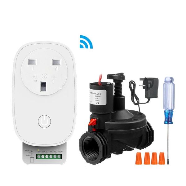 

smart irrigation wifi timer automatic sprinkler controller system watering with solenoid valve voice control garden tool equipments