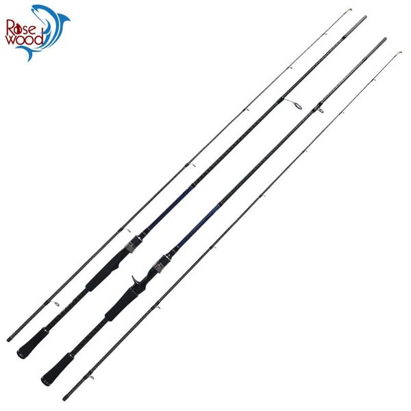

rosewood 2.28m fuji guides lure weight 10-30g baitcasting fishing rods travel carbon rod m power casting spinning boat