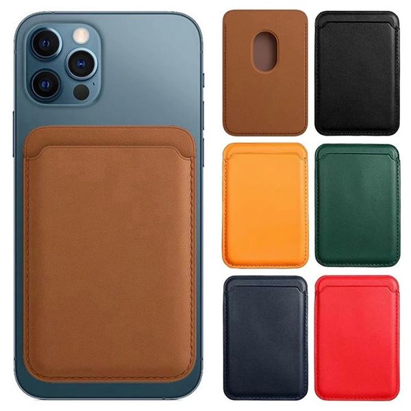 

cell phone pouches leather wallet card solt bag magnetic case for 12 mini pro max magnet fundas coque
