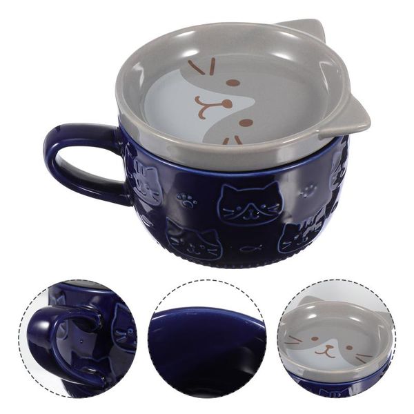 

mugs 1pc cartoon cat ceramics mug creative shape gift for kids