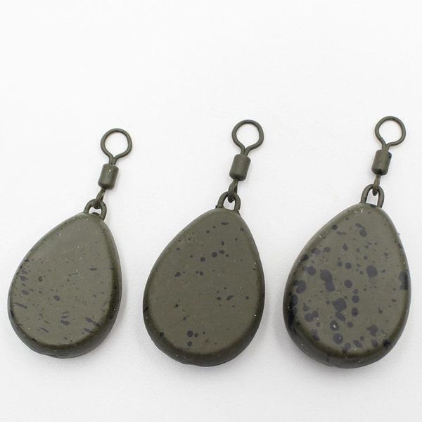 

1pcs carp fishing tackleÂ Â flat pear swivel lead weights weight accessories