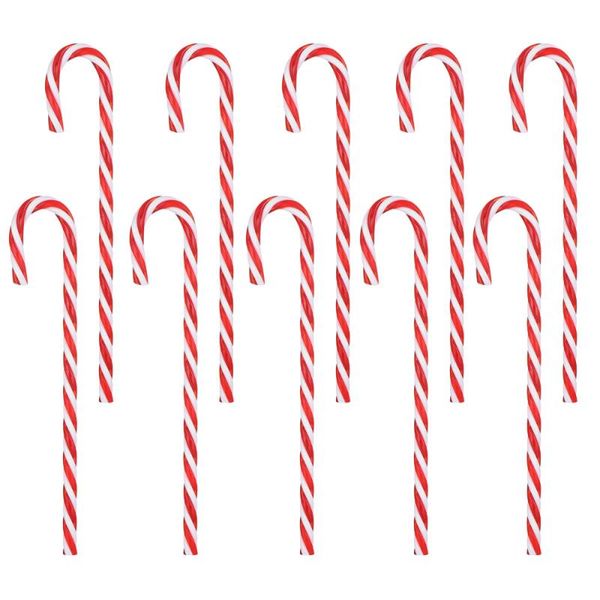 

christmas decorations ounona 18 pcs twinkling candy cane lawn stakes pathway markers creative tree decoration gift (cm, red and