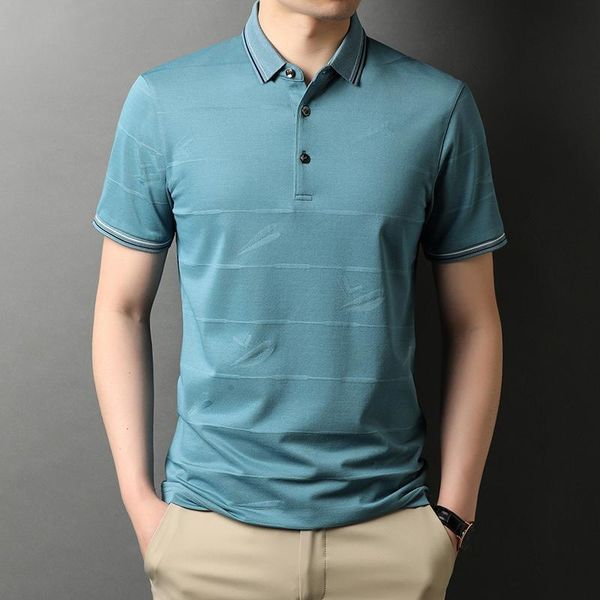 

men's t-shirts brand spring summer classic pure mulberry silk business casual short sleeve -shirt men clothing m - xxxl, White;black