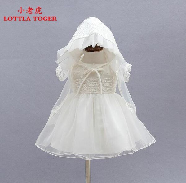 

girl's dresses 3pcs / set baby girls elegant communion 2021 child short sleeve princess white party wedding dress christening gown, Red;yellow